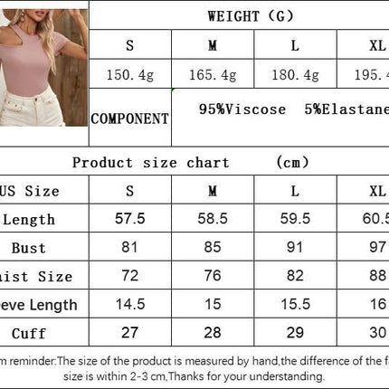 Womens Short Sleeve Cold Shoulder Tops Sexy Off Shoulder Tshirts Slim Fit Casual T Shirts