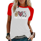 Red Sleeves White / XX-Large