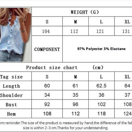 Womens Sleeveless Ruffle Front Tank Tops Casual Summer V Neck Shirts