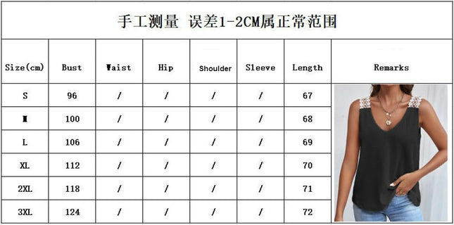 Womens Summer Sleeveless Tank Tops Vneck Loose Fit Casual Blouse