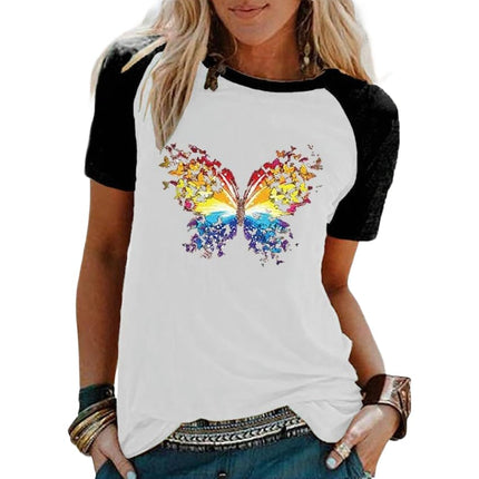 Womens Tshirt Graphic Tees Crew Neck Summer Short Sleeve Loose Fit Tops