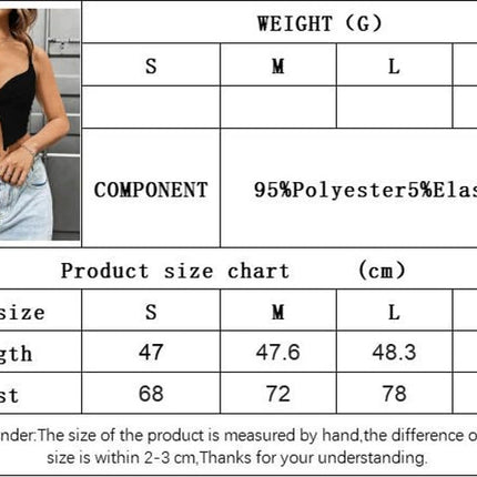 Women's Spaghetti Strap Deep V Neck Twist Front Slit Crop Tank Tops Sleeveless Cami Top