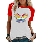 Red Sleeves White / XX-Large