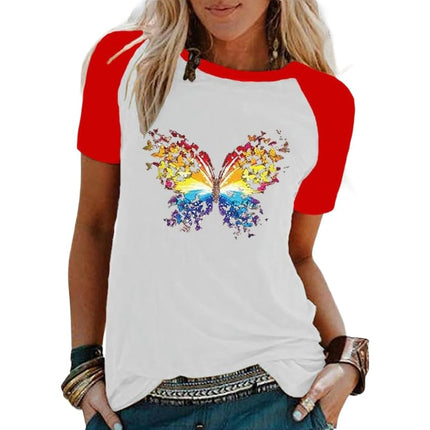 Womens Tshirt Graphic Tees Crew Neck Summer Short Sleeve Loose Fit Tops