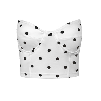 Women Strapless Sleeveless Tube Top Sexy Slim Off Shoulder Bandeau Top