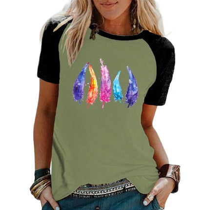 T Shirts for Women Summer Short Sleeve Crewneck Casual Graphic Tees Tops