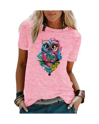 Women Graphic Tees Short Sleeve Summer Tops Funny Printed Casual T Shirts