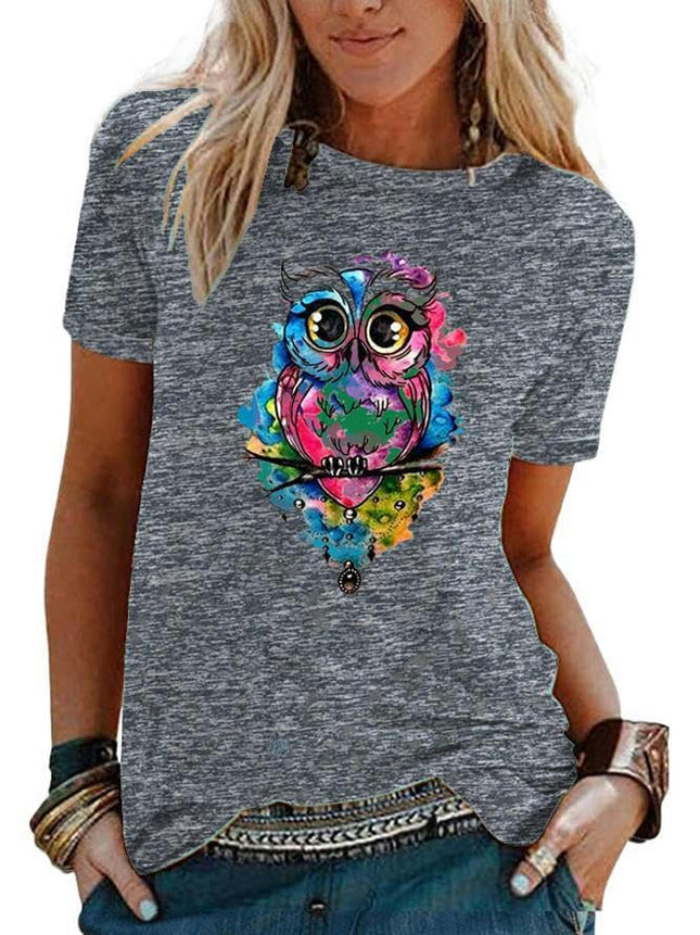 Women Graphic Tees Short Sleeve Summer Tops Funny Printed Casual T Shirts
