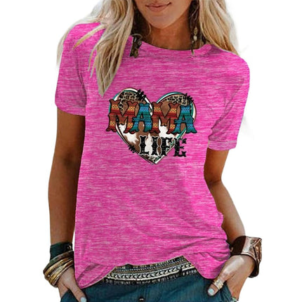 Graphic Tees for Women Short Sleeve Summer Tops Funny Printed Casual T Shirts