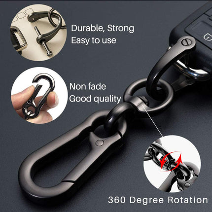 2 Pack Key Chain, Heavy Duty Car Key Chain Ring