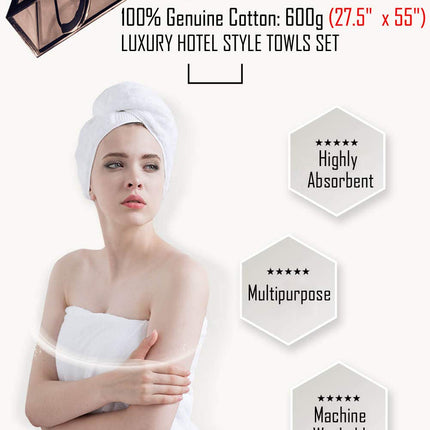 100% Cotton Towls Bathroom Sets, Luxury Hotel & Spa Quality Bath Towel Face Towl Hand Towl Perfect for Home, Bathrooms, Pool and Gym,Machine Washable