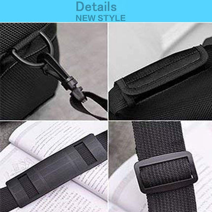 Soft Sided Small Pet Carrier Travel Bag with Shoulder Strap & Removable Plush Mat for Cats Kitten Rabbits and Other Ultra Small Animals (S, Black)