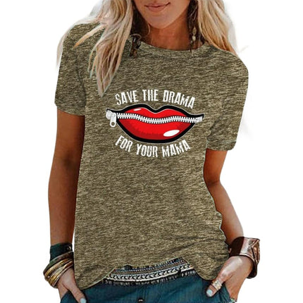 Womens T Shirt Summer Graphic Short Sleeve Crewneck Tees Casual Tops