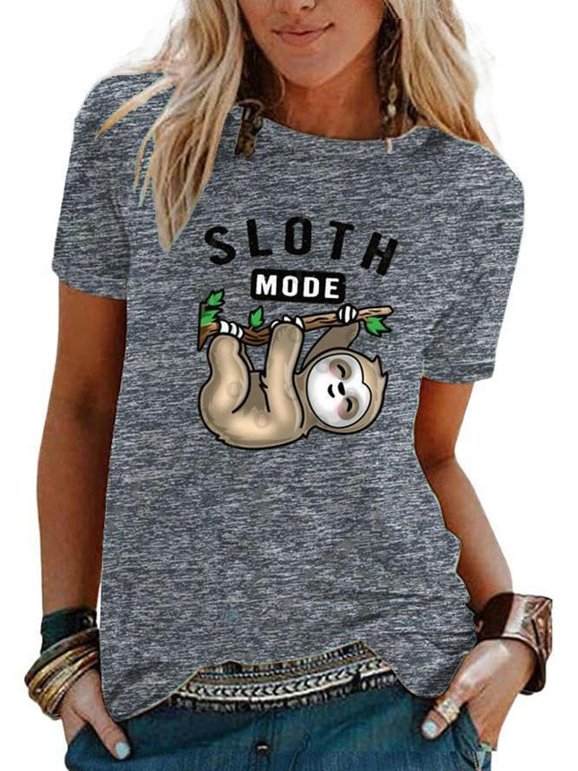 Women Casual Funny Graphic T Shirt Short Sleeve Crewneck Printed Tee Summer Tops