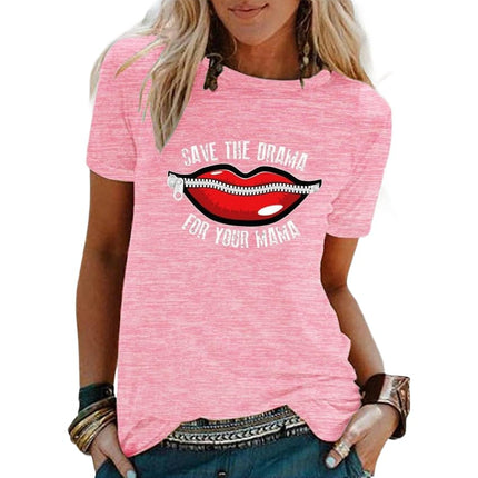 Womens T Shirt Summer Graphic Short Sleeve Crewneck Tees Casual Tops