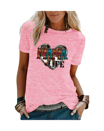 Graphic Tees for Women Short Sleeve Summer Tops Funny Printed Casual T Shirts