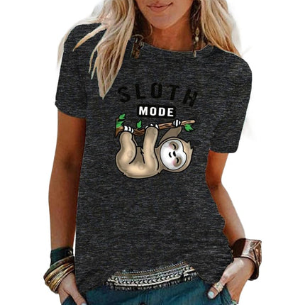 Women Casual Funny Graphic T Shirt Short Sleeve Crewneck Printed Tee Summer Tops
