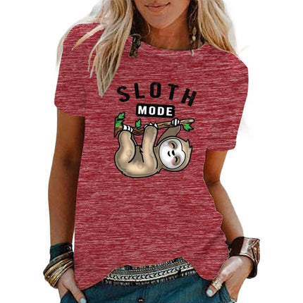 Women Casual Funny Graphic T Shirt Short Sleeve Crewneck Printed Tee Summer Tops