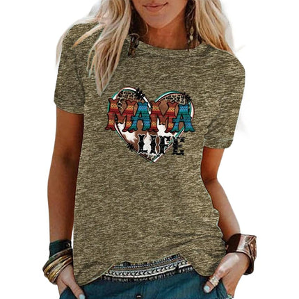 Graphic Tees for Women Short Sleeve Summer Tops Funny Printed Casual T Shirts