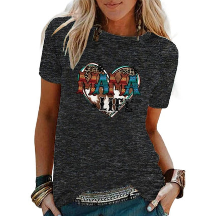 Graphic Tees for Women Short Sleeve Summer Tops Funny Printed Casual T Shirts