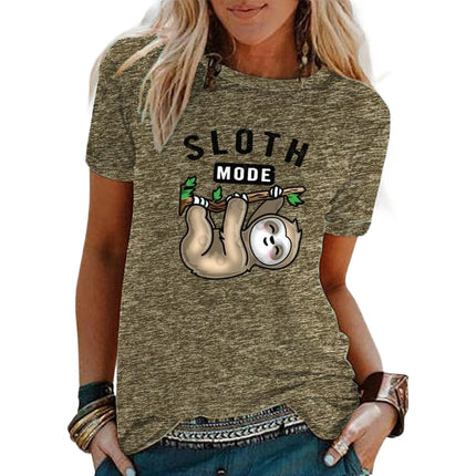 Women Casual Funny Graphic T Shirt Short Sleeve Crewneck Printed Tee Summer Tops
