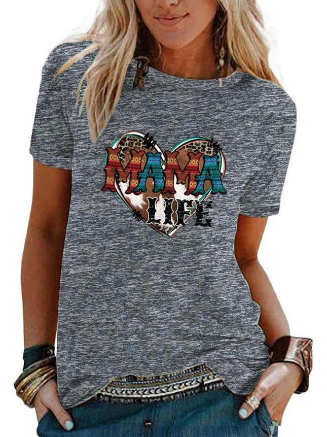 Graphic Tees for Women Short Sleeve Summer Tops Funny Printed Casual T Shirts