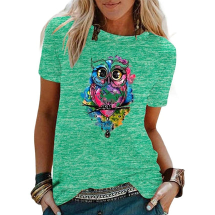 Women Graphic Tees Short Sleeve Summer Tops Funny Printed Casual T Shirts