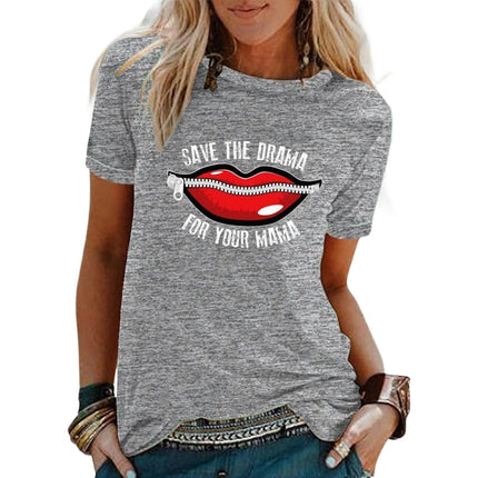 Womens T Shirt Summer Graphic Short Sleeve Crewneck Tees Casual Tops