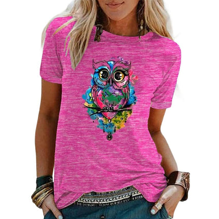 Women Graphic Tees Short Sleeve Summer Tops Funny Printed Casual T Shirts