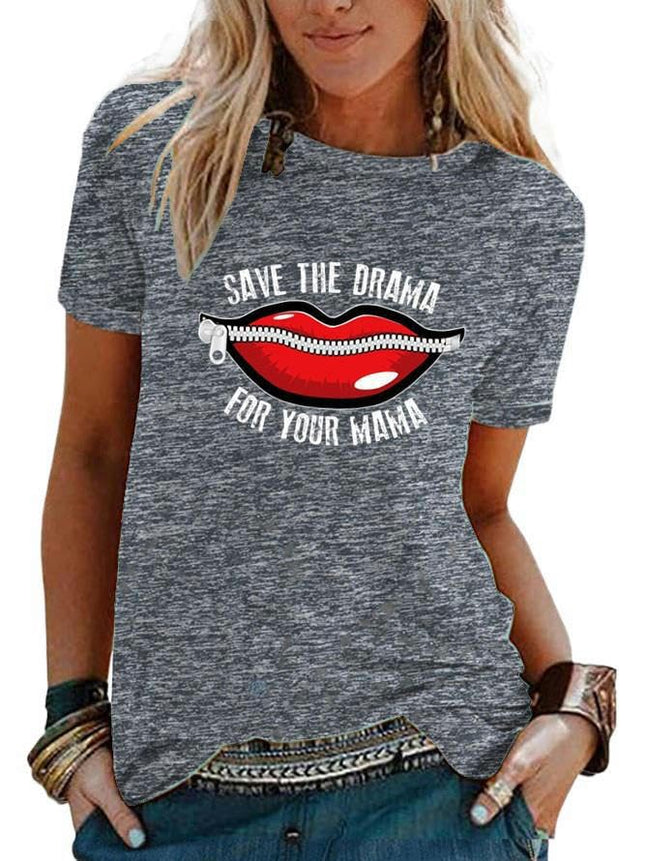 Womens T Shirt Summer Graphic Short Sleeve Crewneck Tees Casual Tops