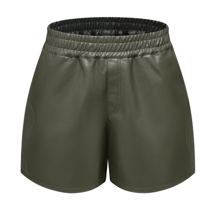 Women's faux leather shorts photo 6