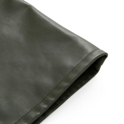 Women's faux leather shorts photo 12