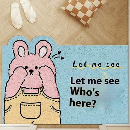 Door Mat, Cute Mat Outdoor, Non-Slip Easy Cleaning Doormat, Door Rug