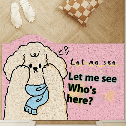 Door Mat, Cute Mat Outdoor, Non-Slip Easy Cleaning Doormat, Door Rug