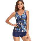 Navy Blue Leaf / Large
