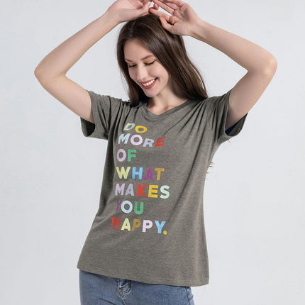 Womens Summer T Shirts Loose Fit Crewneck Short Sleeve Tops Casual Blouse Basic Tee