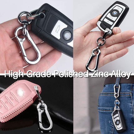 2 Pack Key Chain, Heavy Duty Car Key Chain Ring