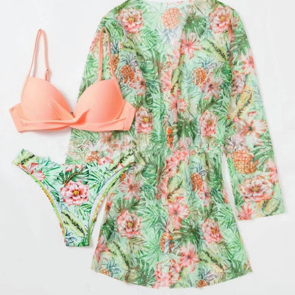 Women Sexy V Neck Tankini Bathing Suit High Waisted Tummy Control Two Piece Swimsuit