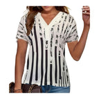 Black and White Strip / X-Large