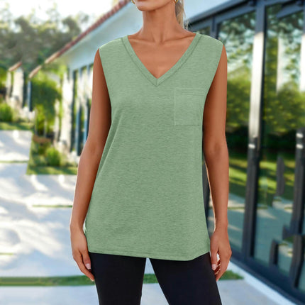 Womens Summer Square Neck Sleeveless Tank Tops Sexy Ribbed Tanks