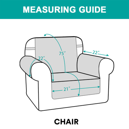 Reversible Sofa Slipcover Furniture Protector Water Resistant 2 Inch Wide Elastic Straps Sofa Cover Couch Covers for Pets Kids