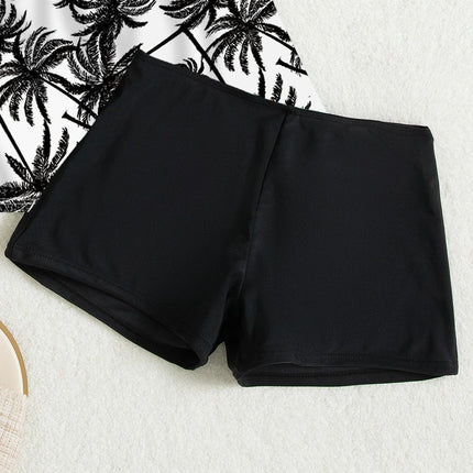 Bathing Suit for Women Two Piece Tankini Swimsuit Tummy Control Halter Top with Shorts