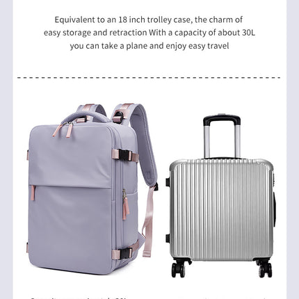 Backpack Women's Luggage Bag Casual School Bag Multi-functional Computer Backpack