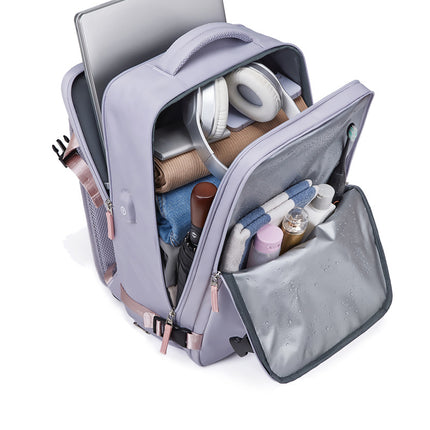 Backpack Women's Luggage Bag Casual School Bag Multi-functional Computer Backpack
