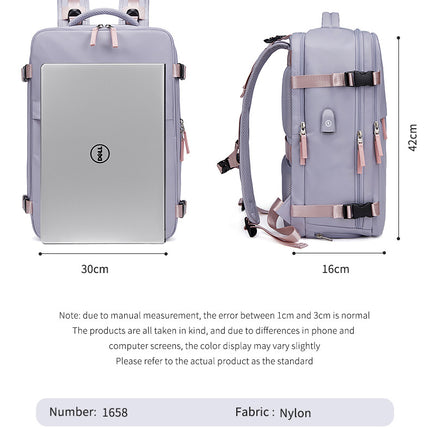 Backpack Women's Luggage Bag Casual School Bag Multi-functional Computer Backpack