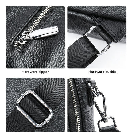 Backpack Girls Small Backpack Women's Simple Genuine Leather Backpack for Casual
