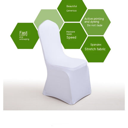 1 Pack Spandex Chair Covers, Stretch Dining Chair Covers for Wedding, Party, Banquet and Hotel Decoration Chair Covers