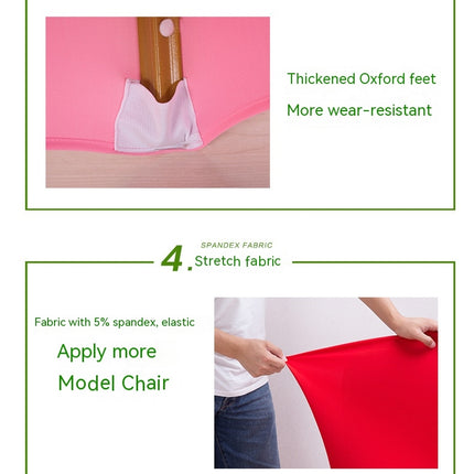 1 Pack Spandex Chair Covers, Stretch Dining Chair Covers for Wedding, Party, Banquet and Hotel Decoration Chair Covers