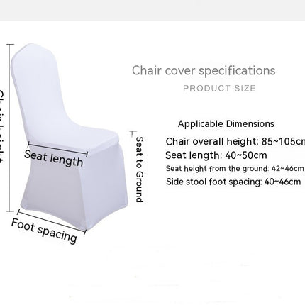 1 Pack Spandex Chair Covers, Stretch Dining Chair Covers for Wedding, Party, Banquet and Hotel Decoration Chair Covers