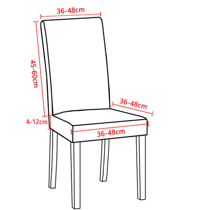 1 Piece High Stretch Floral Chair Back Cover Home Hotel Restaurant Removable Washable Chair Back Cover